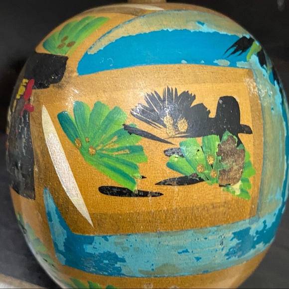 Vintage 6” Japanese Kokeshi Doll - Picture 10 of 15